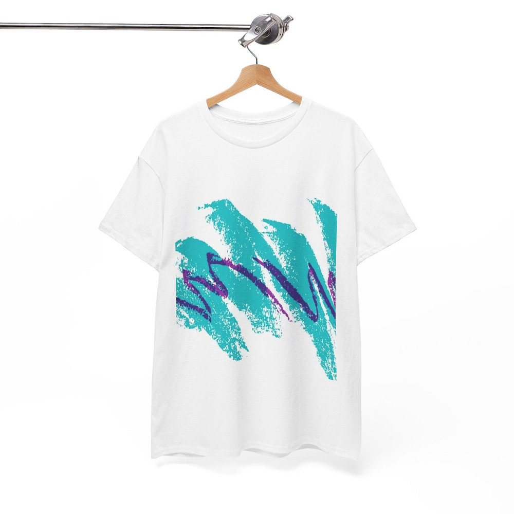 Teal Brushstroke Jazz T Shirt